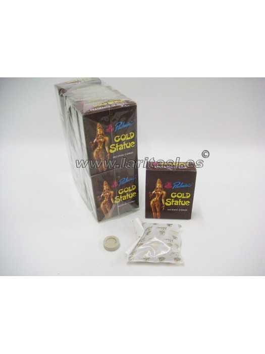 Incienso Conos Padmini Gold Statue